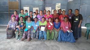 Trabajo con las mujeres q´eqchi´ en Guatemala