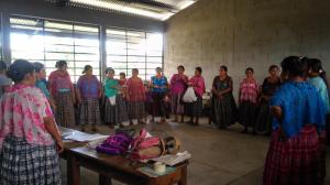 Trabajo con las mujeres q´eqchi´ en Guatemala